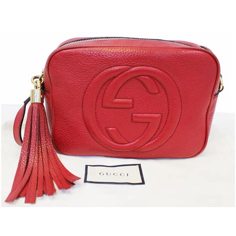 red gucci disco bag replica|duplicate gucci bags.